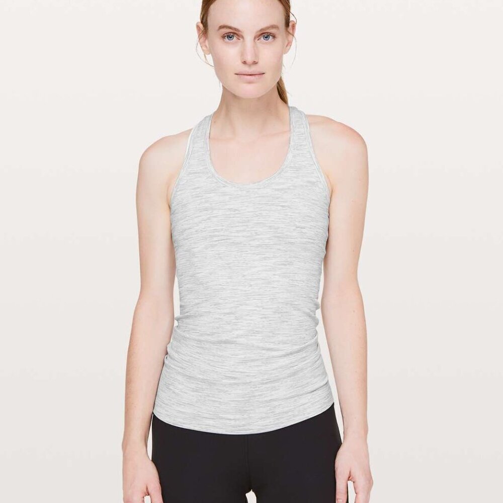 Lululemon Cool Racerback II - 4 Wee Are From Space Nimbus Battleship